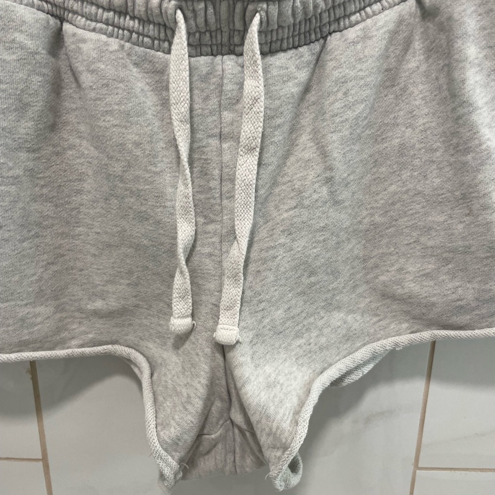 American eagle Gray Casual short Shorts XS drawstring + pockets - Picture 4 of 7